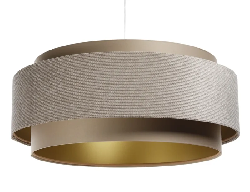 Suspension Luminaire | DOBLO CLASSIC (Beige/Doré)