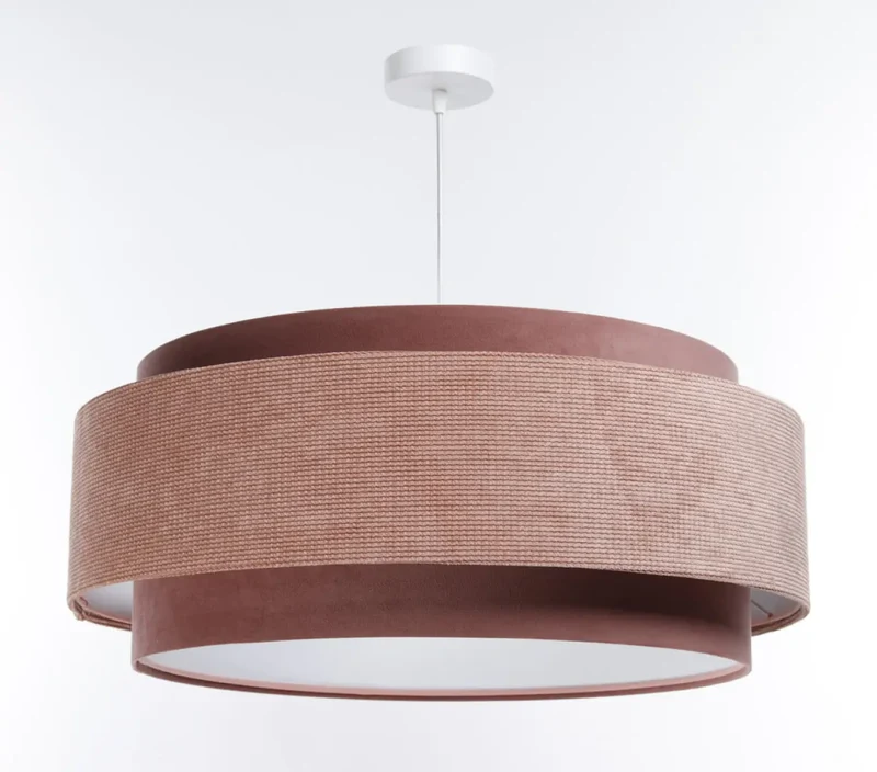 Suspension Luminaire | DOBLO CLASSIC (Rose/Blanc)