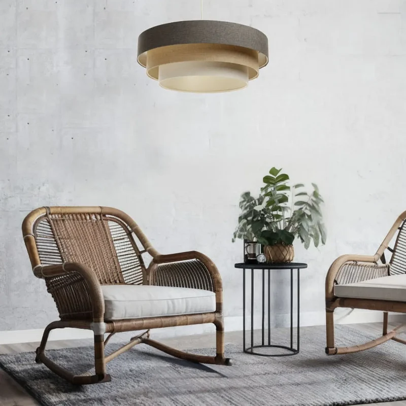 Suspension Luminaire | TRINITI BOHO ELEGANT (Marron/Beige/Crème)