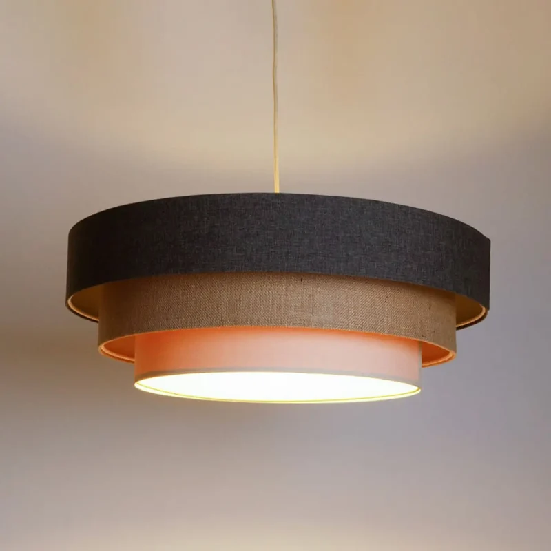 Suspension Luminaire | TRINITI BOHO ELEGANT (Marron/Beige/Crème)
