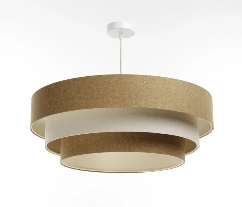 Suspension Luminaire | TRINITI BOHO ELEGANT (Moutarde/Crème/Ecru)