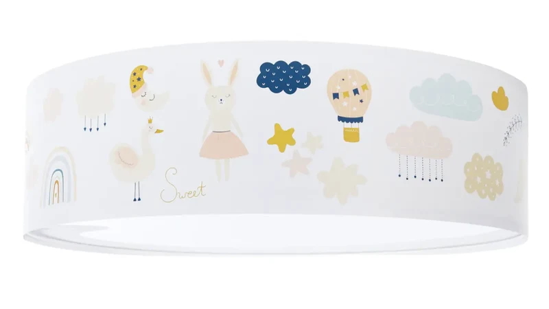 Luminaire Plafonnier | SWEET DREAMS – (Blanc/Orange Clair)