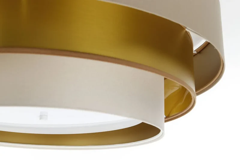 Luminaire Plafonnier | TRINITI ELEGANT (Beige/Crème/Doré)