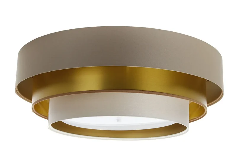 Luminaire Plafonnier | TRINITI ELEGANT (Beige/Crème/Doré)