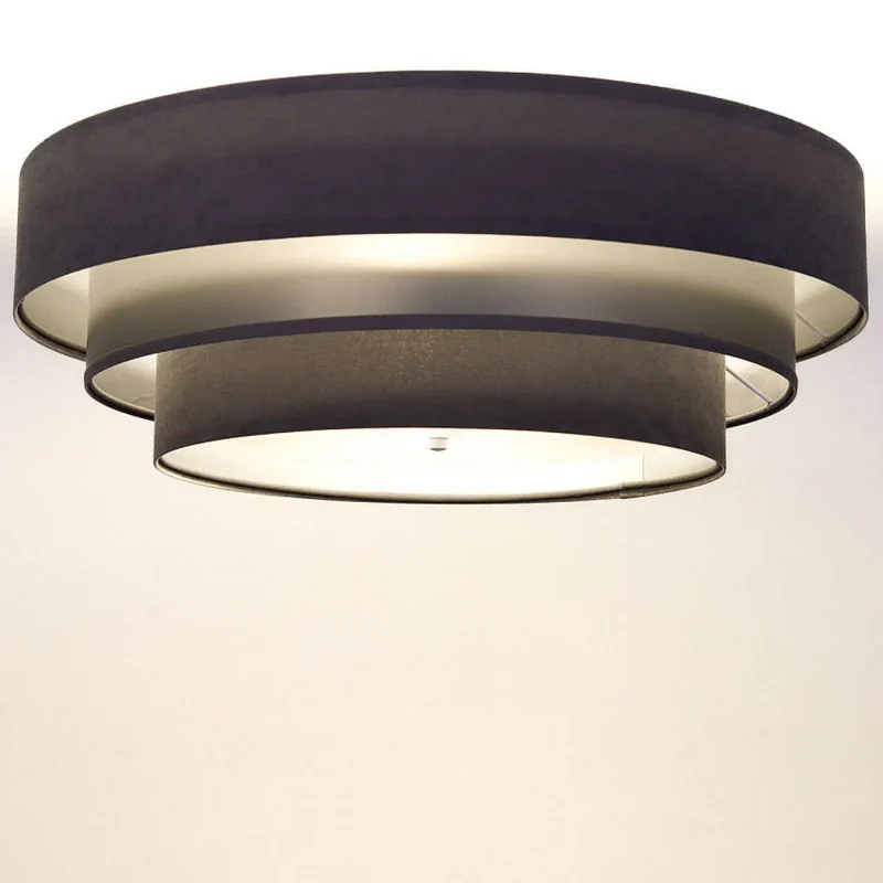 Luminaire Plafonnier | TRINITI ELEGANT (Gris/Argent)