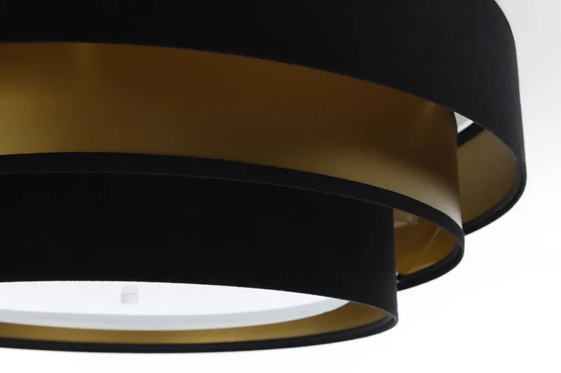 Luminaire Plafonnier | TRINITI ELEGANT (Noir/Doré)