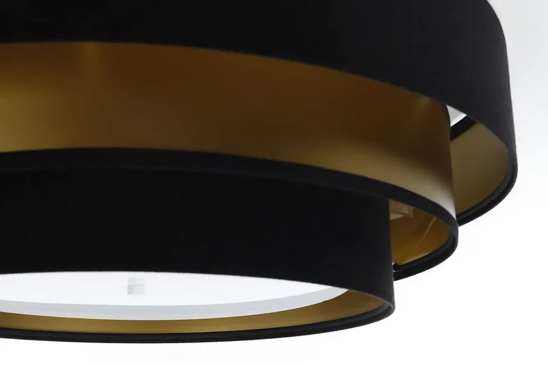 Luminaire Plafonnier | TRINITI ELEGANT (Noir/Doré)