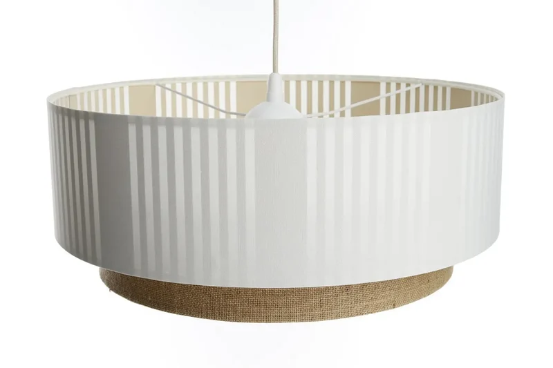 Suspension Luminaire | DUO LAMI LINE (Blanc/Beige/Ecru)