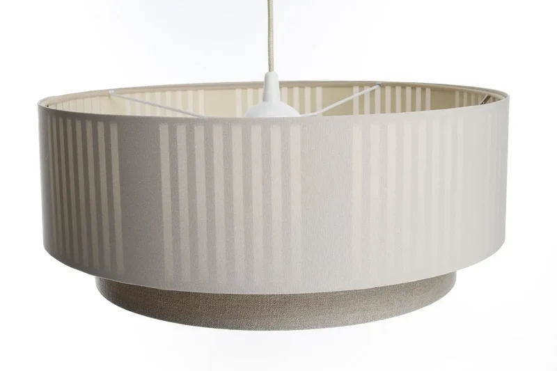 Suspension Luminaire | DUO LAMI LINE (Crème/Gris)