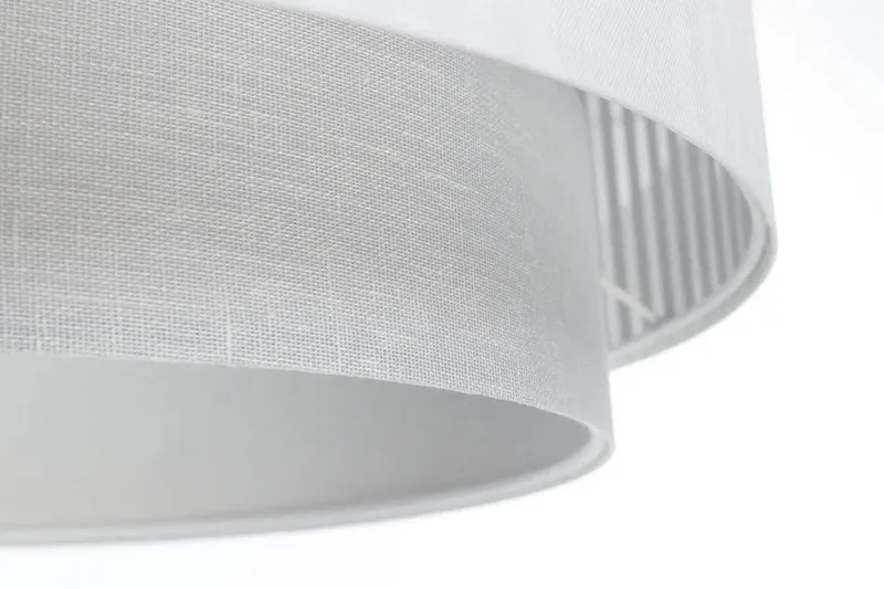 Suspension Luminaire | DUO LAMI LINE (Blanc/Gris)