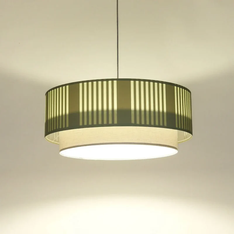 Suspension Luminaire | DUO LAMI LINE (Menthe/Gris)