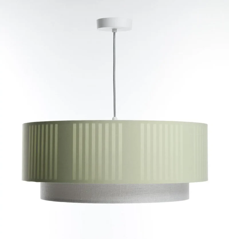 Suspension Luminaire | DUO LAMI LINE (Menthe/Gris)