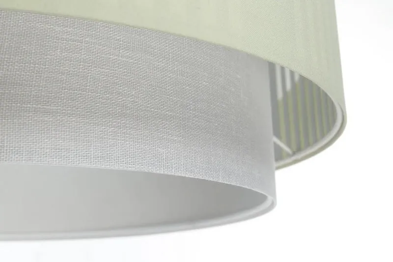 Suspension Luminaire | DUO LAMI LINE (Menthe/Gris)