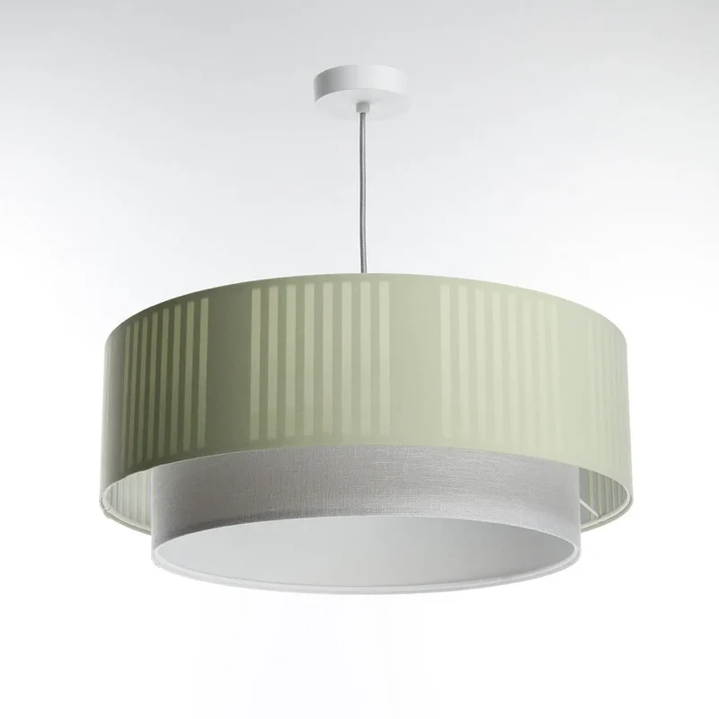 Suspension Luminaire | DUO LAMI LINE (Menthe/Gris)