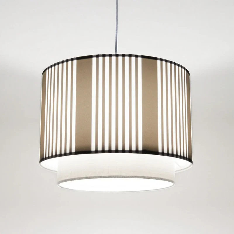 Suspension Luminaire | DUO LAMI LINE (Gris)