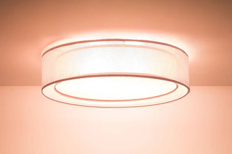 Luminaire Plafonnier | PURO (Rose Clair)