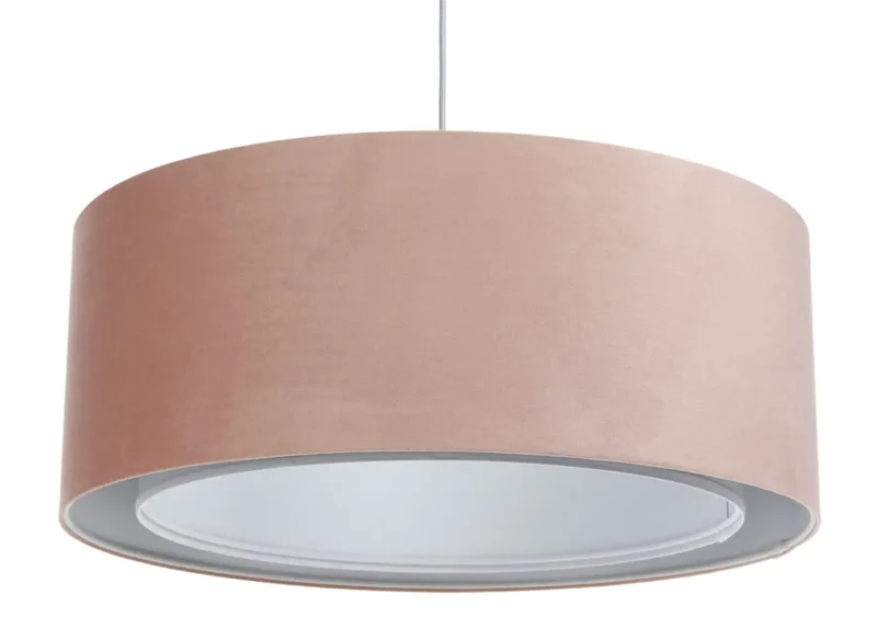 Suspension Luminaire | DUO JASMIN (Rose/Gris Clair)