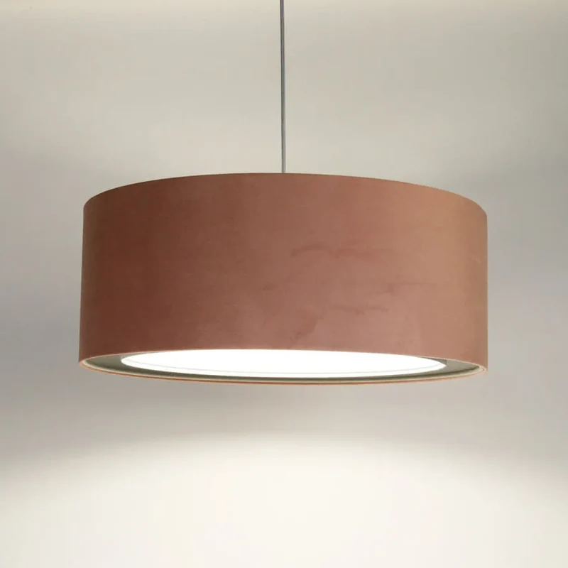 Suspension Luminaire | DUO JASMIN (Rose/Gris Clair)