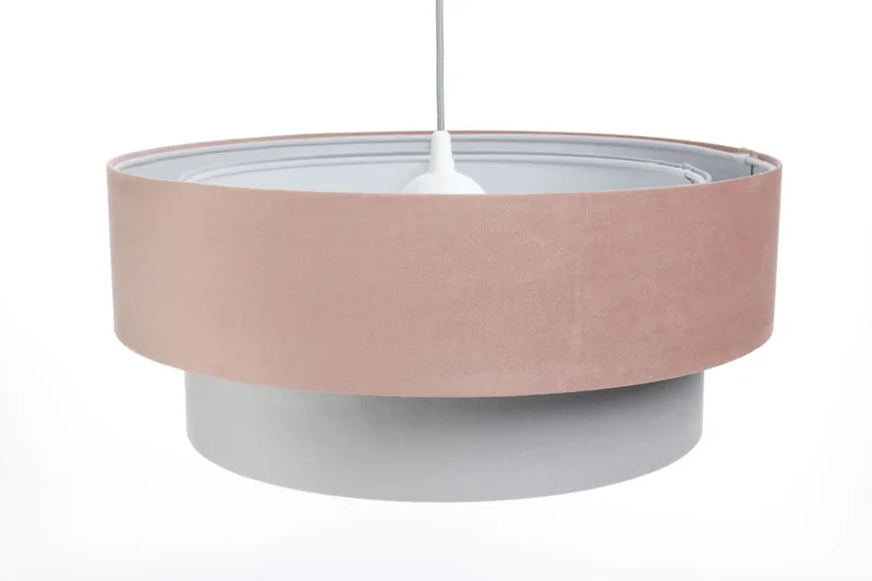 Suspension Luminaire | DUO JASMIN (Rose/Gris/Gris Clair)