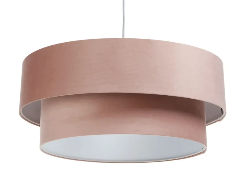 Suspension Luminaire | DUO JASMIN (Rose/Gris Clair)