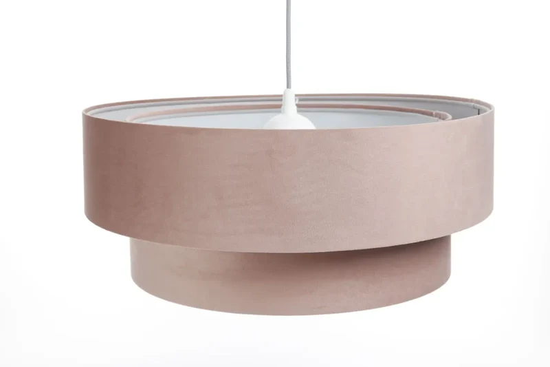 Suspension Luminaire | DUO JASMIN (Rose/Gris Clair)
