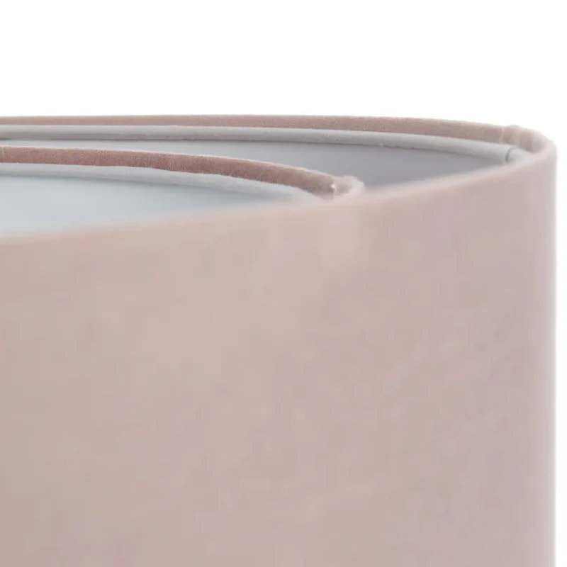 Suspension Luminaire | DUO JASMIN (Rose/Gris Clair)