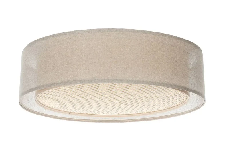 Luminaire Plafonnier | PURO RATTAN (Beige/Crème)