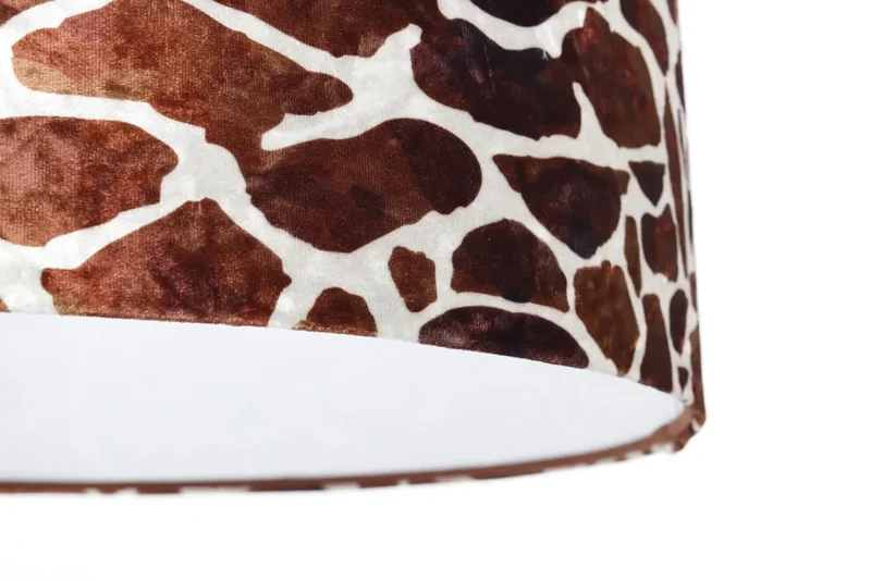 Suspension Luminaire | SAFARI (Marron Clair/Blanc)