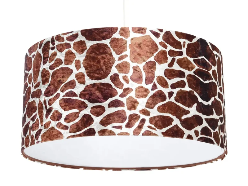Suspension Luminaire | SAFARI (Marron Clair/Blanc)