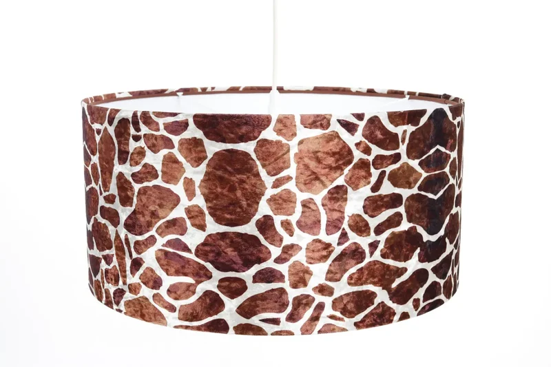 Suspension Luminaire | SAFARI (Marron Clair/Blanc)