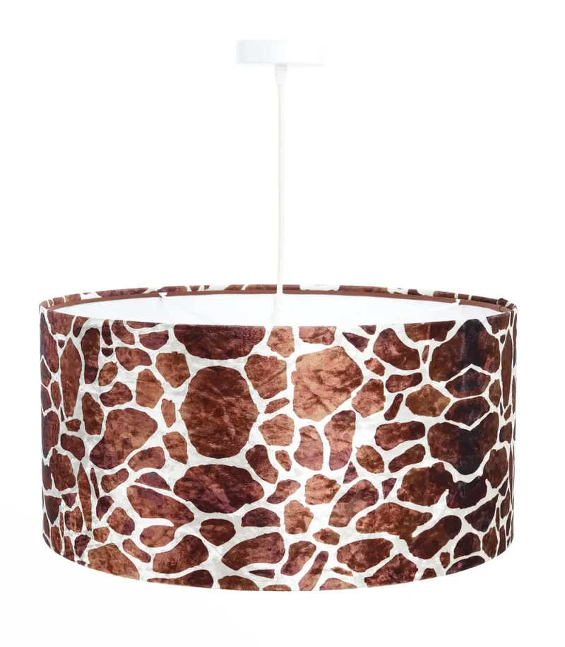 Suspension Luminaire | SAFARI (Marron Clair/Blanc)