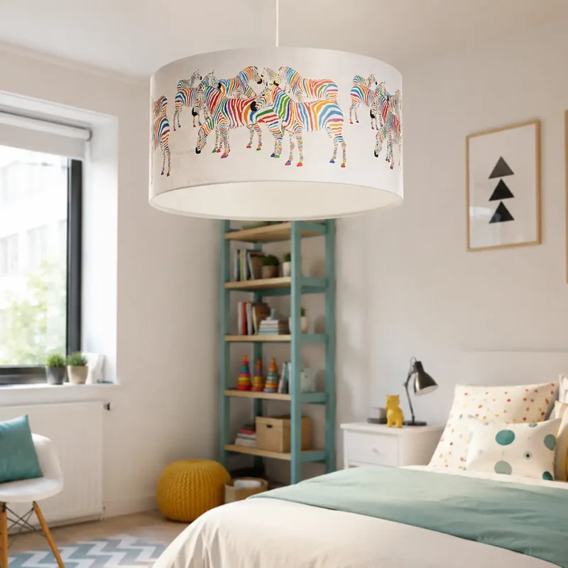 Suspension Luminaire | Foto Kids Zèbres