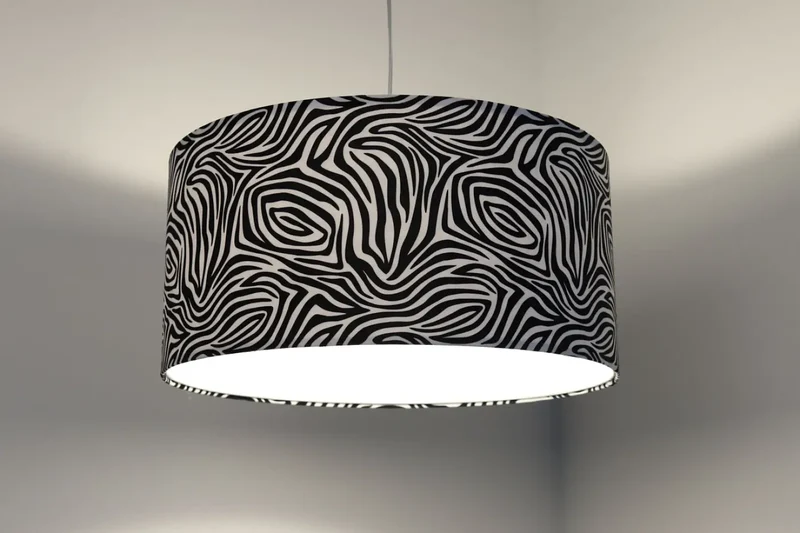 Suspension Luminaire | SAFARI (Noir/Blanc)
