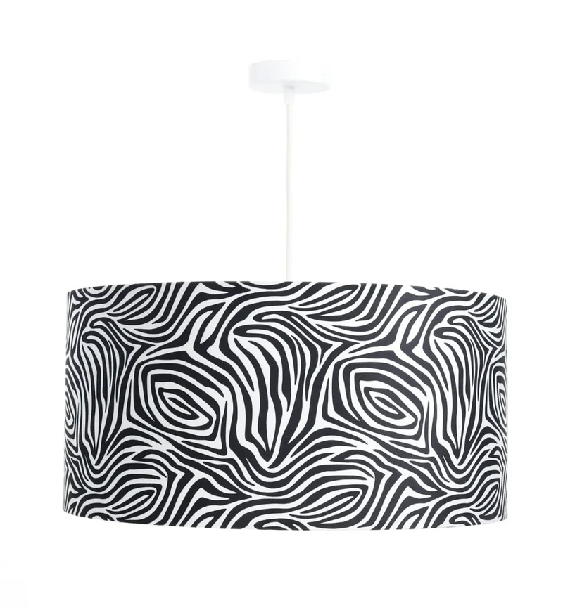 Suspension Luminaire | SAFARI (Noir/Blanc)