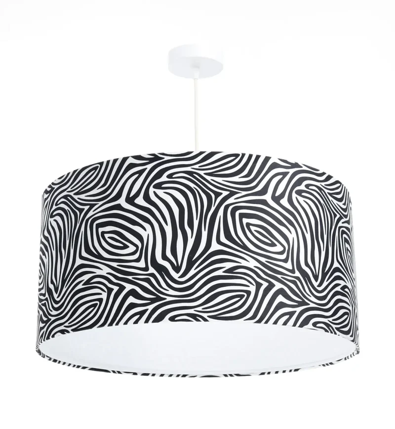 Suspension Luminaire | SAFARI (Noir/Blanc)