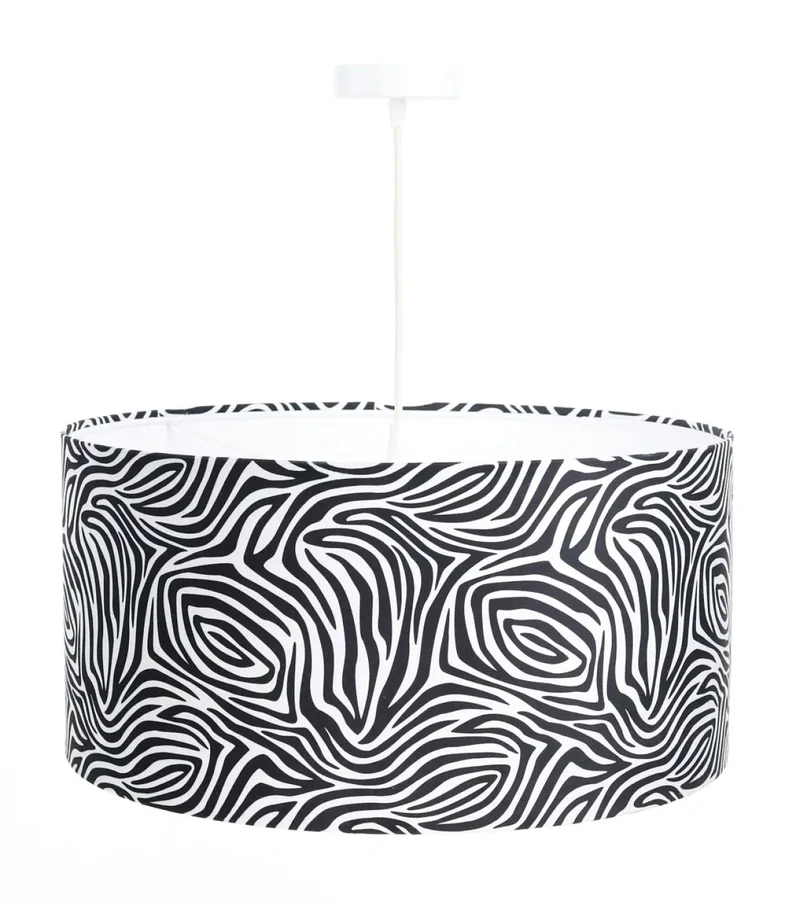 Suspension Luminaire | SAFARI (Noir/Blanc)