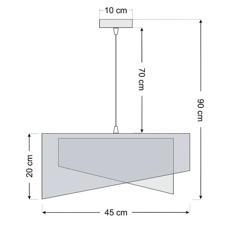 Suspension Luminaire | GALAXY AURIC (Graphite)