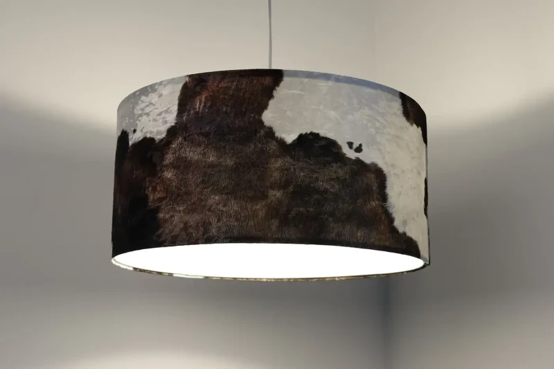 Suspension Luminaire | SAFARI (Marron/Blanc)