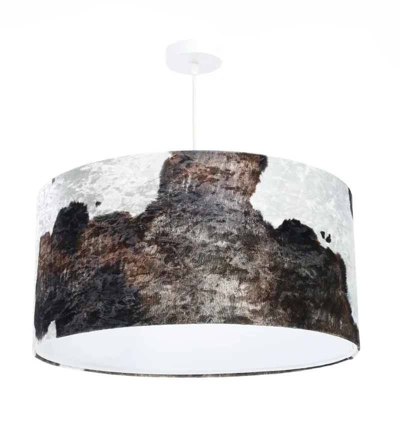 Suspension Luminaire | SAFARI (Marron/Blanc)