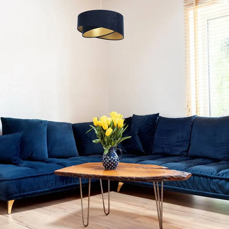 Suspension Luminaire | GALAXY AURIC (Bleu Marine)