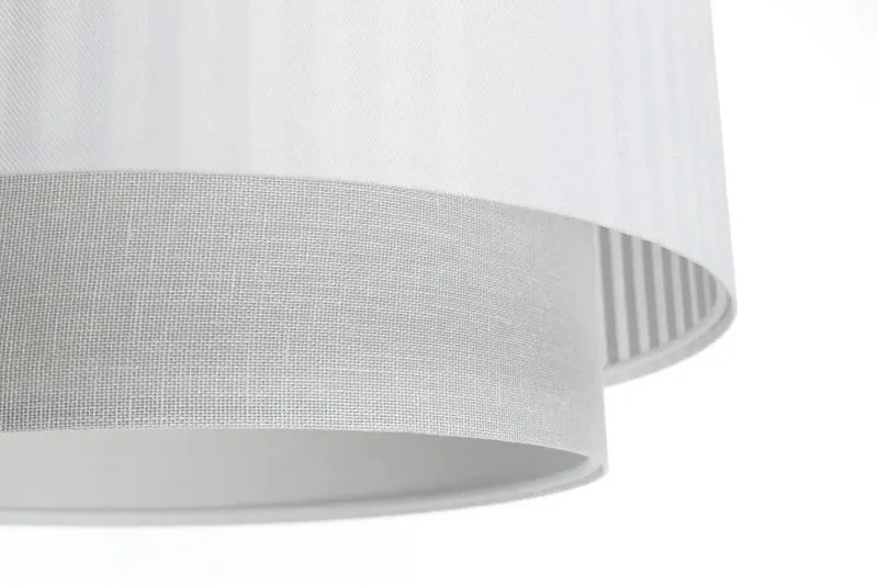 Suspension Luminaire | DUO LAMI LINE (Blanc/Gris)
