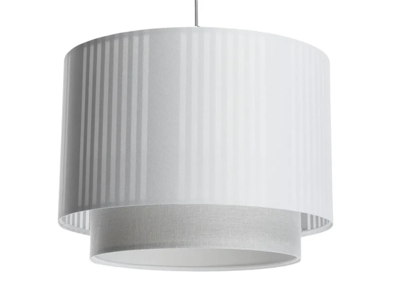Suspension Luminaire | DUO LAMI LINE (Blanc/Gris)