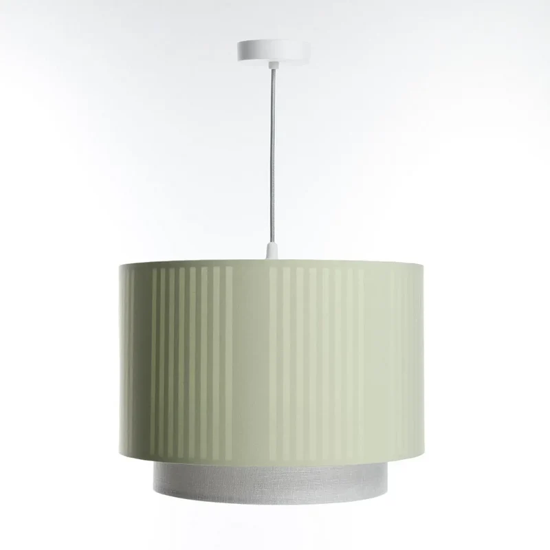 Suspension Luminaire | DUO LAMI LINE (Menthe/Gris)