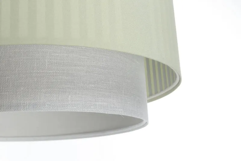 Suspension Luminaire | DUO LAMI LINE (Menthe/Gris)