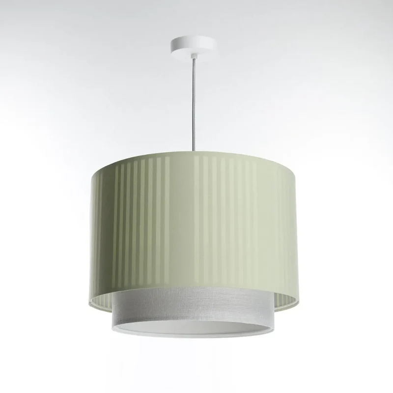 Suspension Luminaire | DUO LAMI LINE (Menthe/Gris)