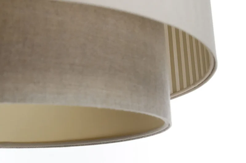 Suspension Luminaire | DUO LAMI LINE (Beige/Ecru)
