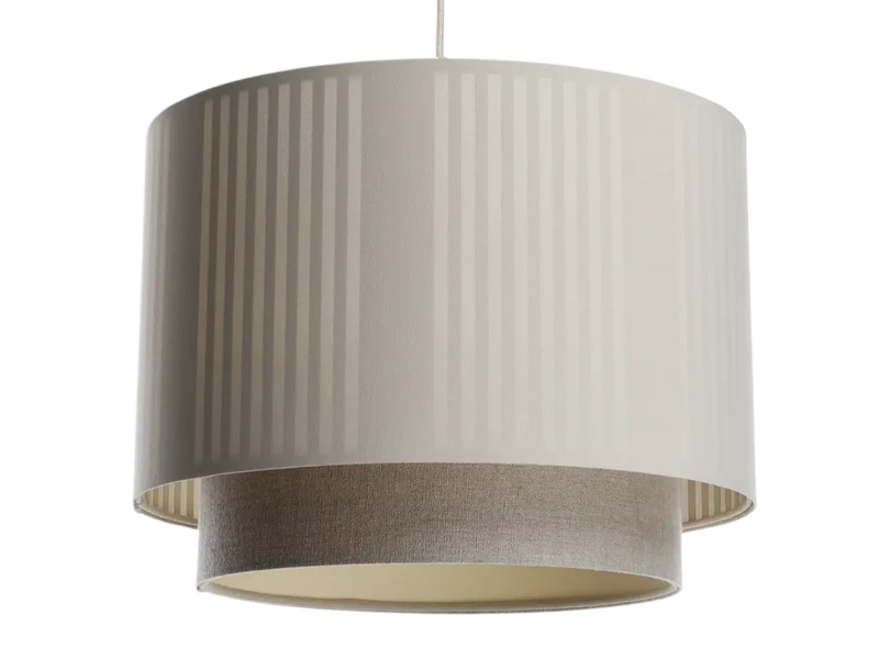 Suspension Luminaire | DUO LAMI LINE (Beige/Ecru)