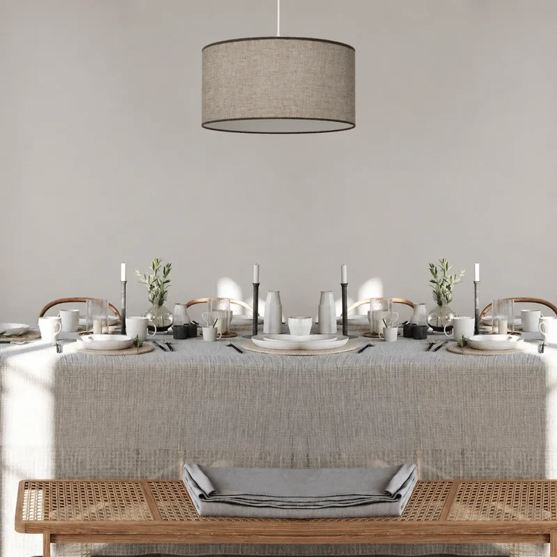 Suspension Luminaire | BOHO LINEN (Beige/Ecru)