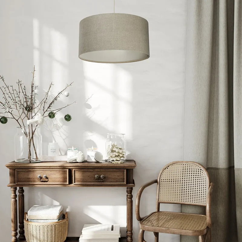 Suspension Luminaire | BOHO LINEN (Kaki)