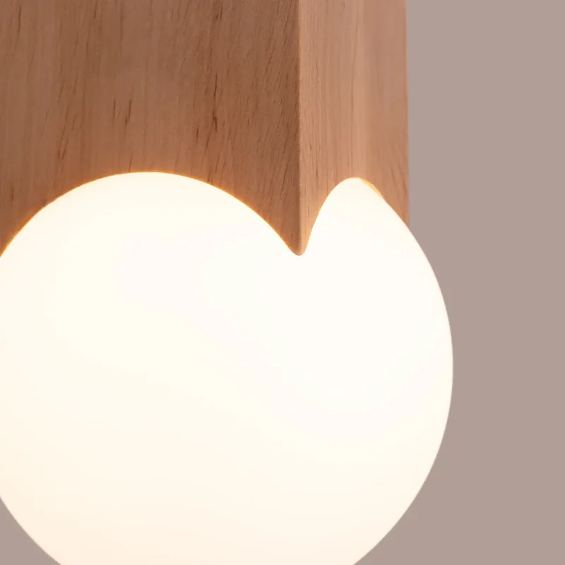 Luminaire Plafonnier | SOLIS (Bois Naturel)